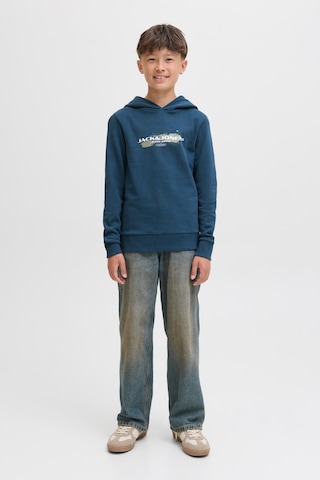 Jack & Jones Jcocondor Sweat Hood Fst Mavi Erkek Çocuk Sweatshirt 000000000102353035 Mavi