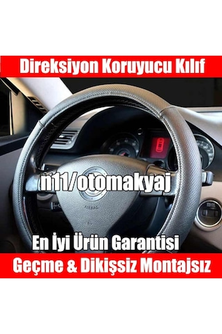 Audi A3 Sportback 2006-2012 Oto Direksiyon Kılıfı Geçme Dikişsiz