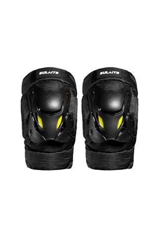 Sones Sulaite Motosiklet Koruyucu Rider Rüzgar Sıcaklığı Koruyucu Dişli Sürüş Ekipmanı Dizlik + Dirsek Pedi Siyah