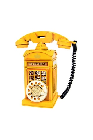 Dekoratif Metal Ahizeli Telefon Kumbara C0725