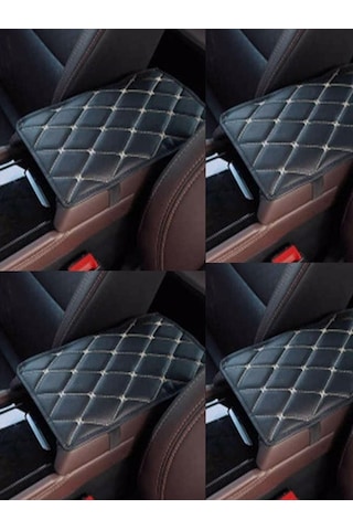 Hyundaı Accent Blue Uyumlu Araç,araba,oto Kolçak Minderi Beyaz