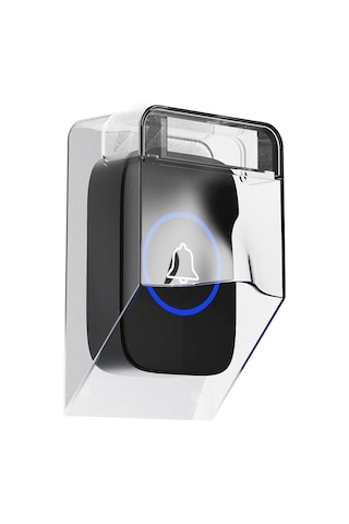 Cacazı Ledli 60 Melodi Kablosuz Kapı Zili + Koruyucu Kapak