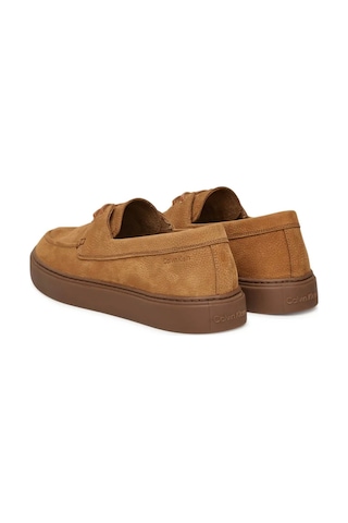 Calvin Klein Erkek Hibrit Bağcıklı Tekne Kahverengi Loafer Hm0hm01892-gcx Kahverengi