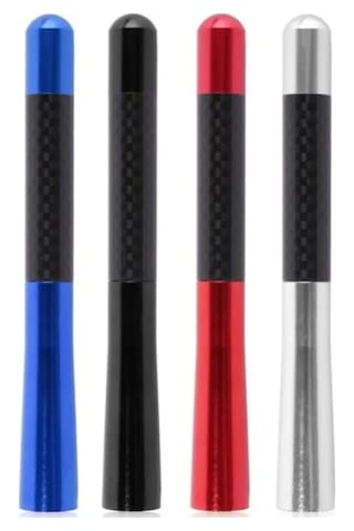 Karbon Fiber Anten Çubuğu Oto Anten Kırmızı Renk