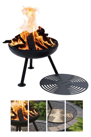 Ateş Çukuru Ve Mangal Siyah