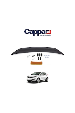 Cappafe Kia Sportage Ön Kaput Koruma Rüzgarlık 4Mm Abs 2011-15