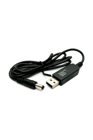 Usb 5v - Dc 9v Dönüştürücü Volatj Yükseltici Güç Kablosu
