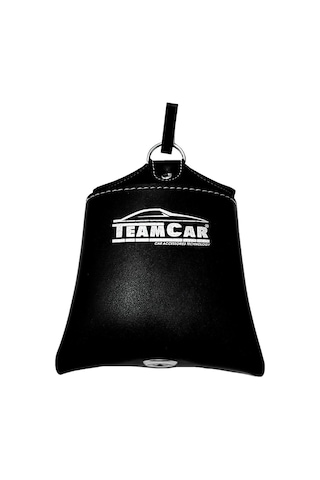 Teamcar Araç İçi Düzenleyici Çok Amaçlı Deri Kese Siyah