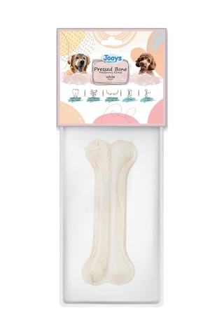 Jooys Beyaz Pres Kemik 27 Cm Tekli