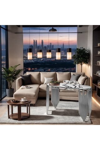 Ekgconcept Piyano Model Lüx Gümüş Paslanmaz Dresuar Gümüş