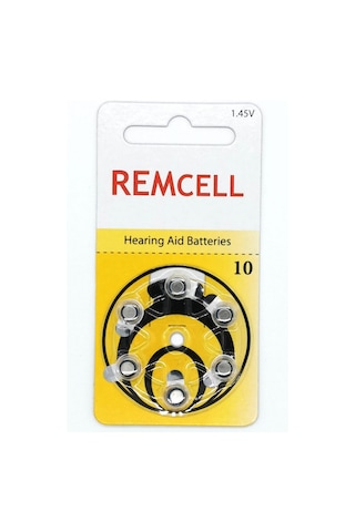 Remcell 10 Numara 1.45V İşitme Cihazı Pili Blister 6 x 10'lu