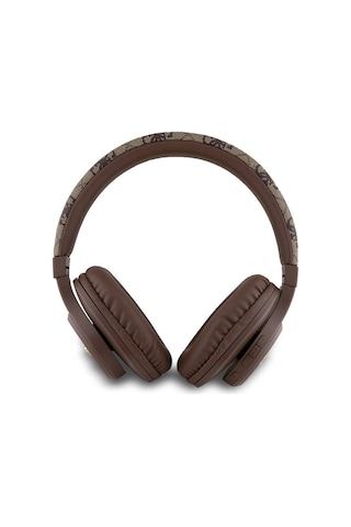 Guess Tone On Tone Lisanslı Pu 4G Desen Kulak Üstü Bluetooth Kulaklık