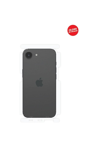 Apple Uyumlu iPhone 16e Arka Ve Yan Koruyucu Tpu Film
