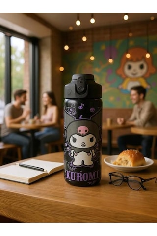 Kuromi 600 Ml Çelik Matara 3444 Çok Renkli