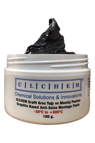 Ulchem Grafit Gres Yağı Ve Montaj Pastası +800 C - 100 Gram