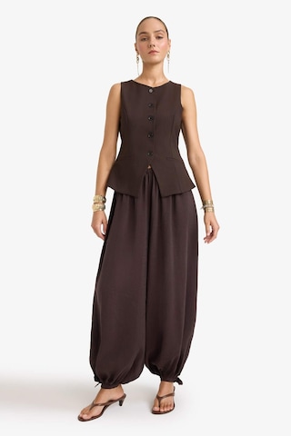 Defacto Balloon Fit Normal Bel Uzun Modal Pantolon G2952ax25aubn220 Kahve