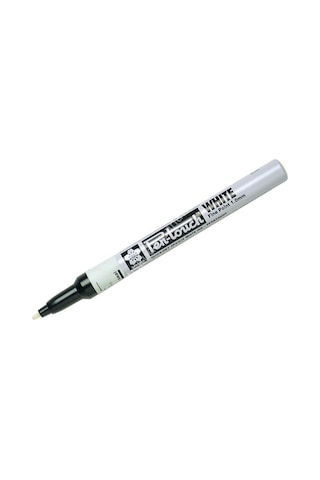 Sakura Pen-Touch Markör Fine Permanent Kalem Beyaz 1.0 MM Beyaz