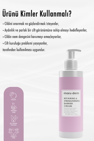Maruderm Bariyer Onarıcı & Ceramide Cilt Bakım Kremi 200 ML