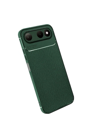 Tecno Spark 50 5g Uyumlu Auto Focus Karbon Kapak - Yeşil Çok Renkli