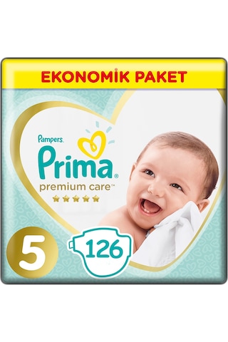 Prima Premium Care Bebek Bezi 5 Beden 11-18 KG 3 x 42 126 Adet 3'lü