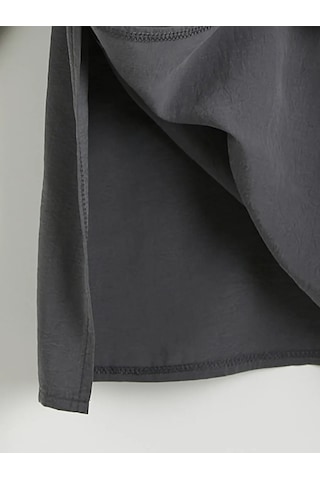 Lc Waikiki Gri Kruvaze Yaka Dokulu Modal Karışımlı Kadın Kimono
