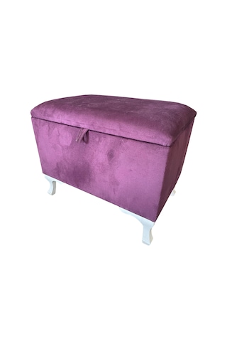 Sandıklı Puf(Bench)-Ayakucu Pufu-60cm-Kadife Kumaş-Tek Parça