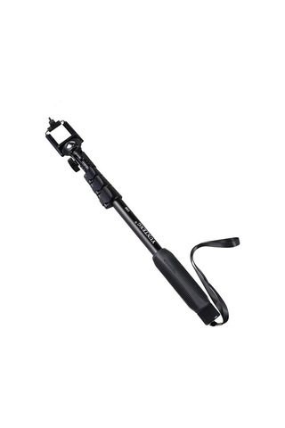 Springsun Yunteng Yt-188 Aluminyum Monopod: 38-128cm Uzunluk Ayarlı, Telefon Tutucu Ve 1/4 İnç Vidalama, 180 Döner Kafa, Kaymazsız Tutucu
