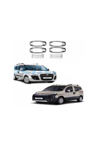 Peugeot Bipper Krom Kapı Kolu 4 Kapı 2010 Paslanmaz Çelik 8 Parç N11.629