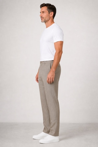 Bihan Store Erkek Slim Fit Keten Yan Cep Pantolon 1100-bej