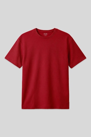 Oversize Fit Basic 3lü Paket Siyah-kırmızı-parlament Erkek T-shirt - 88379 Siyah - Mavi