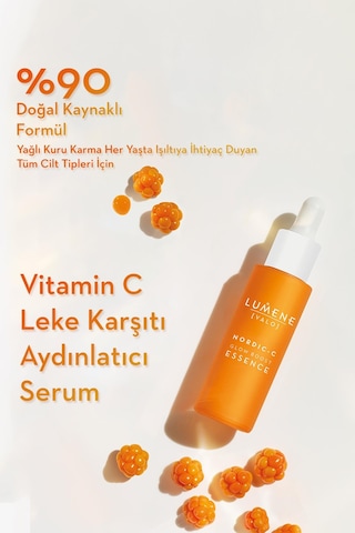 Lumene Glow Boost Essence C Vitamin Leke Karşıtı & Aydınlatıcı Serum 30 ML