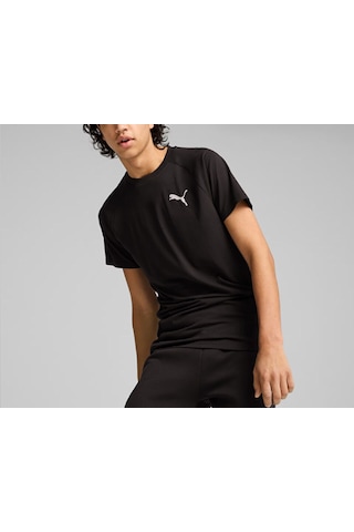Puma Evostripe Tee Erkek Günlük Tişört 68169701 Siyah 68169701 Siyah