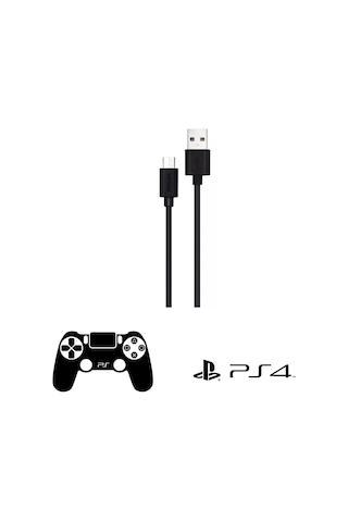 Philips Playstation 4 İle Uyumlu Joystick Şarj Kablosu 3a 45w Usba To Universal Micro Hızlı Şarj Kablosu 1.2m Dlc3104u