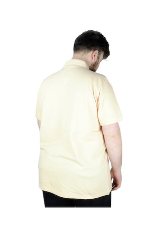 Mode Xl Battal Beden Erkek Tshirt Polo Yaka Cepli Klasik Pike 20552 Bej 001