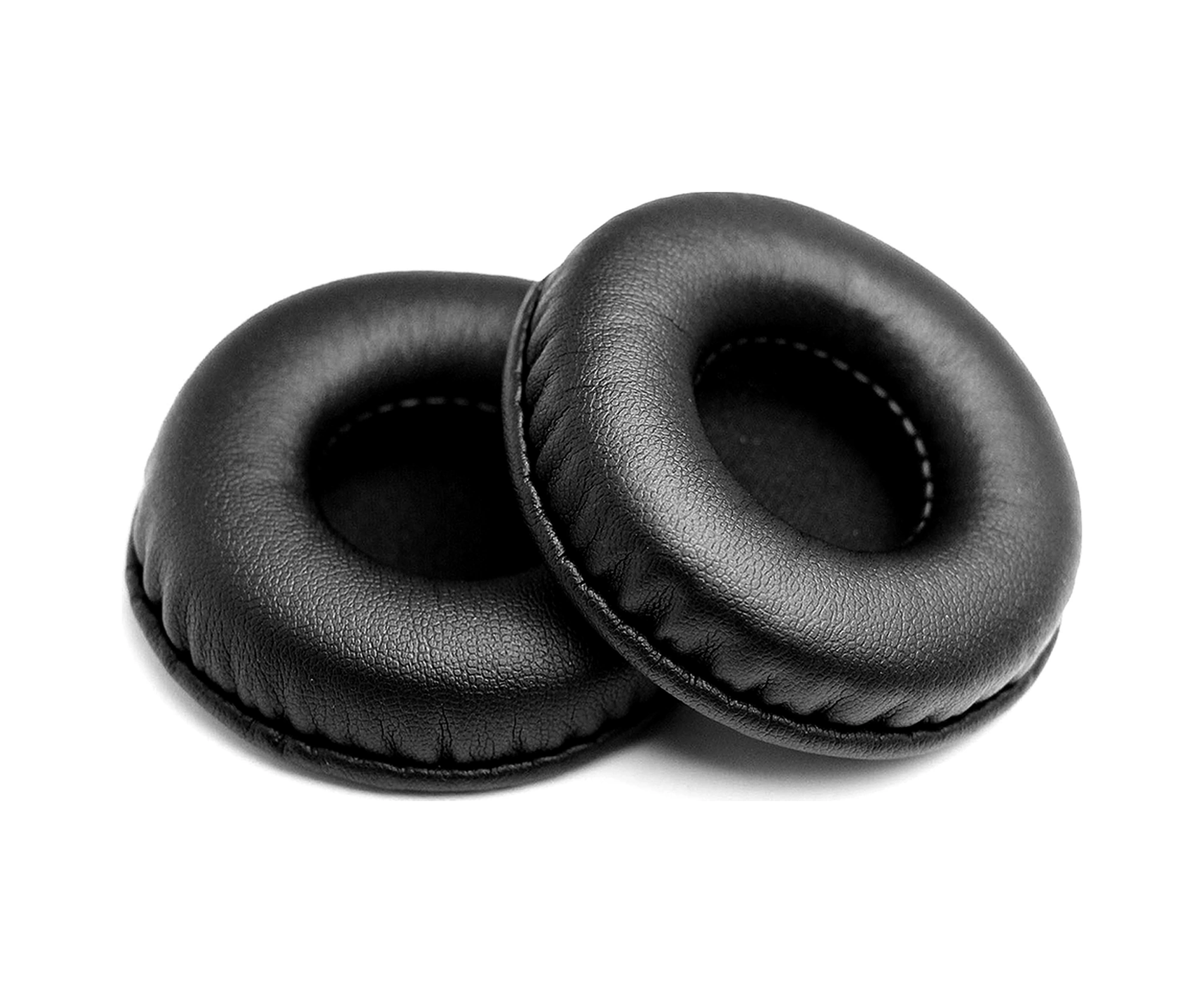 Qingmipy Sony/beyerdynamic/philips Kulaklıklar İçin 95mm Siyah Değiştirme Kulaklık Yastığı - Pu Deri Ve Hafıza Köpüğü, Ses Kalitesini Artırır, Kolay Kurulum - 1 Çift Siyah