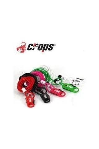 Crops Bisiklet ve Motosiklet Kask Klidi 4x1800 MM Şifreli Beyaz
