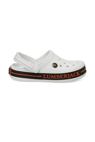 Lumberjack Devon 5fx Beyaz Comfort Casual Anatomik Sabo Terlik Sandalet Beyaz