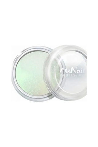 Nail Art Tırnak Süsleme İnci Tozu Pembe Yeşil Efekt Ru4468