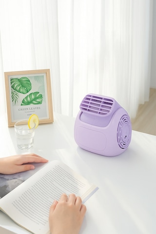 Fressi Jaf28 Taşınabilir Masaüstü Mor Usb Fan
