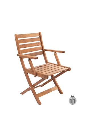 Efe-Garden Efe Garden 6 Kişilik Ahşap Masa Takımı (359604721) Ceviz