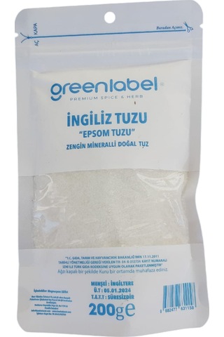 Greenlabel İngiliz Tuzu 200 G