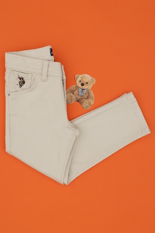 U.s. Polo Assn. Erkek Çocuk Bej Pantolon Jean 50308259-dn0032 Bej