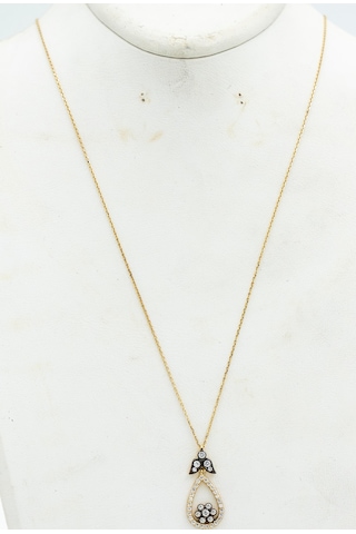 14 Ayar Altın Kolye-2.34Gm-43Cm