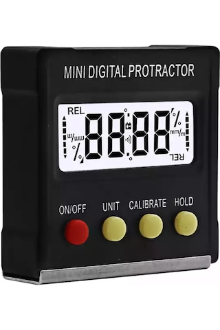 360 Derece Mini Dijital Protraktor Mıknatıslı Eğim Açı Ölçer 49