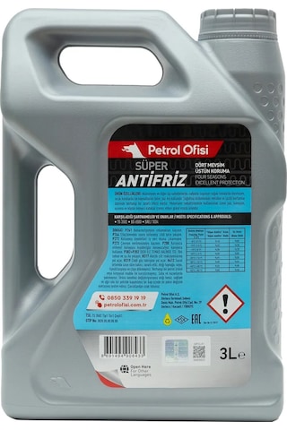 Petrol Ofisi Konsantre Süper Antifriz Yeşil 3 L x 2