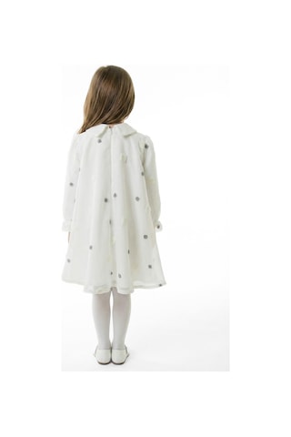 Xo Kids Kız Çocuk Elbise 4-8 Yaş 1655 Ekru