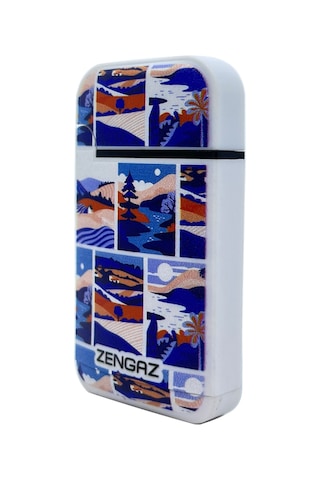 Zengaz Cool Tasarım Jet Alev Çakmak - Zen-scape Beyaz
