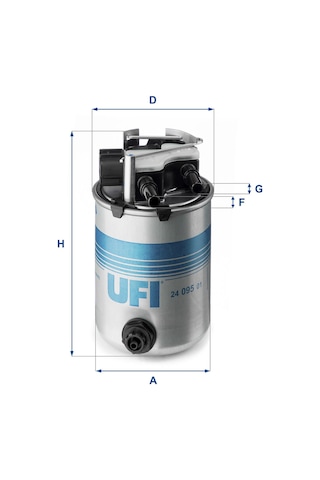 Ufi Yakıt Filtresi Qashqaı Iı X-traıl Kadjar Koleos Iı 24.095.01