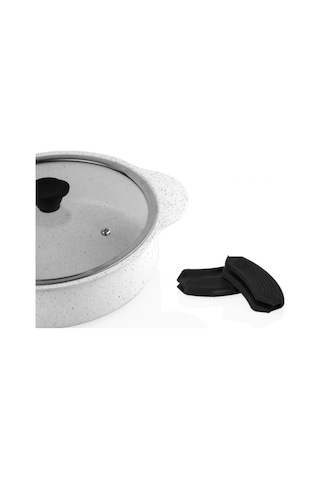 Silikon Tutacak Tutmaç Tencere Tava Tutacağı 9x4 Cm A Kalite 2 Li Set Siyah