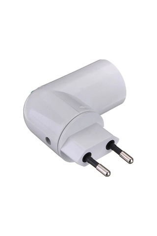 Fortunelane E27 Beyaz Pbt Led Ampul Tutucu Dönüştürücü, Bakır Tabanlı, Ateş Engelleme, Ev Standart Soket Uyumlu Beyaz